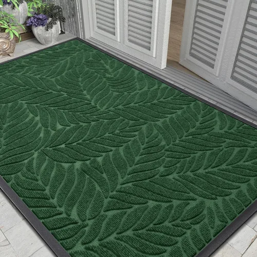 Vista 31 de Yimobra Tapete para puerta delantera para interiores y exteriores, 29.5 x 17 pulgadas, impermeable, para todas las estaciones, para entrada