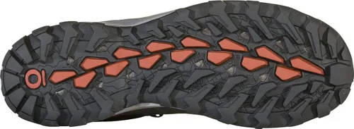 Vista 6 de Oboz Sypes Mid Leather Botas impermeables para hombre, color plomizo, talla 15, mediana, plomizo