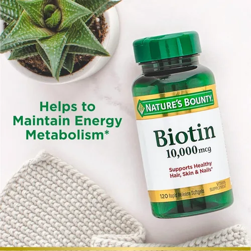 Vista 3 de Nature's Bounty Ultra Strength - Biotina 10,000 mcg, cápsulas blandas líquidas de liberación rápida, 120 cada uno , paquete de 4