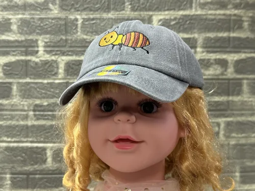 Vista 5 de Gorra de béisbol bordada para niños pequeños