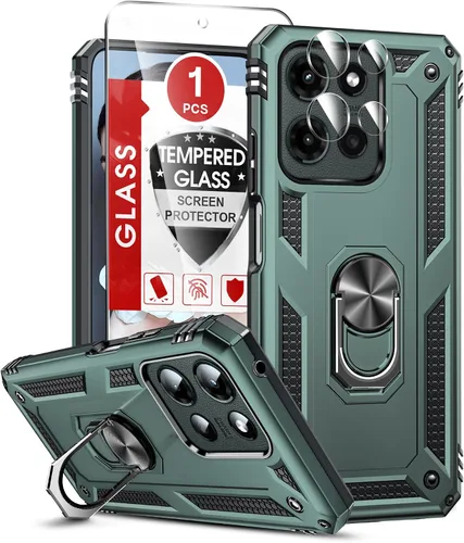 Vista 46 de LeYi Funda para Moto G Stylus 2022 4G (no compatible con 5G), funda para Moto G Stylus con 2 protectores de pantalla, funda protectora de grado Oro