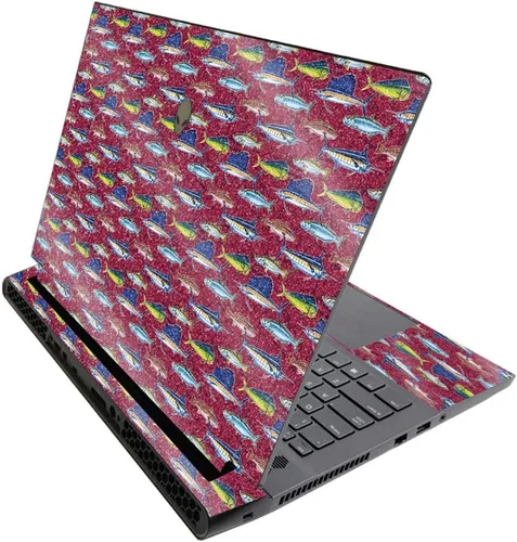 Vista 594 de MightySkins - Skin brillante con purpurina para Alienware M17 R3 (2020) y M17 R4 (2021) - Diversión de los años 90 Acabado duradero con purpurina