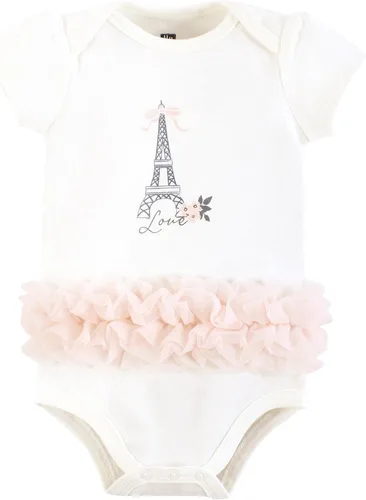 Vista 295 de Hudson Baby baby-girls Cotton Bodysuits 3-pack