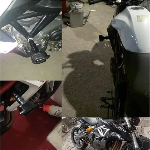 Vista 2 de Para Suzuki GSX650F Katana GSXF 600 750 1100 1997-2007 Motocicleta Quadro Slider Carenagem Caindo Prote Guarda Anti Crash Pad Pro Anticaída Marco