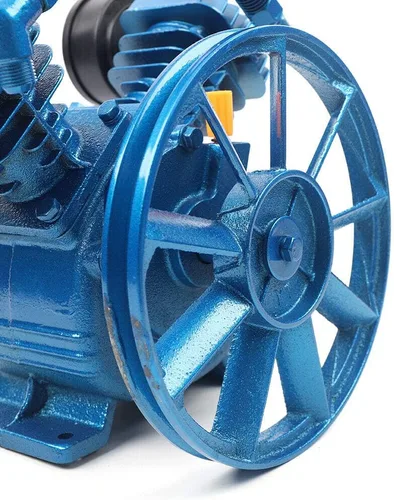 Vista 6 de Munsinn 2HP 115PSI doble cilindro V-tipo compresor de aire bomba bomba herramientas de aire 1.5KW