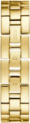 Vista 3 de GUESS Reloj analógico de cuarzo para mujer con correa de acero inoxidable W1288L2, dorado, pulsera, Oro, Pulsera