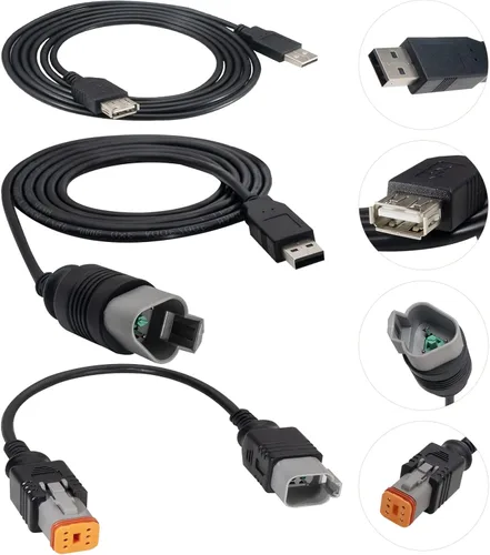 Vista 2 de Kit de herramienta escáner de cable de diagnóstico con chip FT232RL y herramienta de cable bootstrap compatible con motores marinos fuera de borda
