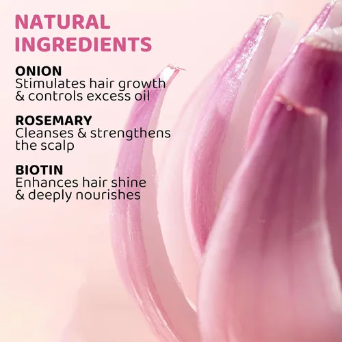 Vista 3 de Onion Hydrosol Shampoo & Conditioner Set para el crecimiento y el grosor