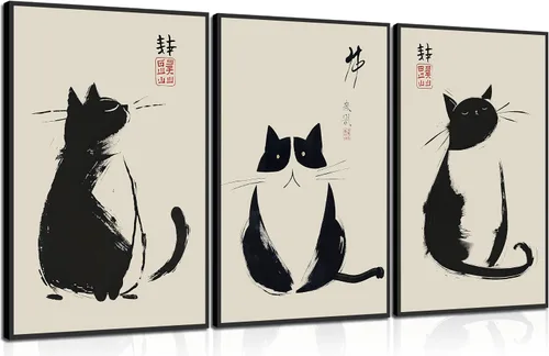 Vista 12 de 3 piezas de lienzo de animales de la selva para baño, arte de pared de cebra en la bañera, imágenes de mono león en el inodoro, lectura