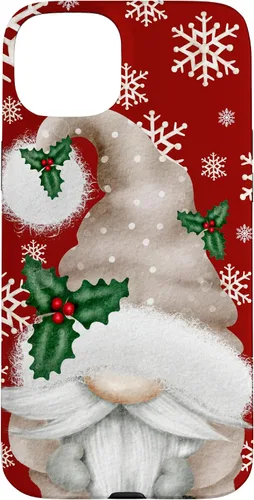 Vista 9 de Aesthetic Snowflake Cute Winter Gnome for Christmas Grandma Case for iPhone 17