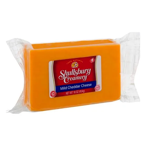 Vista 2 de Shullsburg Creamery - Queso Cheddar suave - 1 libra