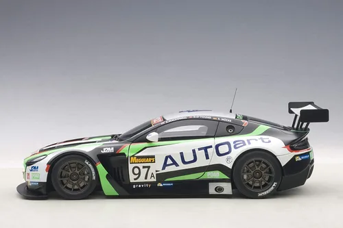 Vista 9 de Autoart Aston Martin V12 Vantage Bathurst Carrera de resistencia de 12 horas 2015 # 97 A. Macdowall/D. O'Young/S. Mucke 1/18 Model Car