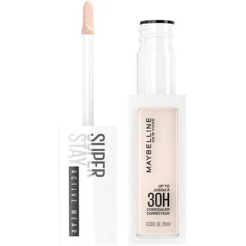 Vista 24 de Maybelline Super Stay - Maquillaje corrector líquido, corrector de cobertura completa, hasta 30 horas de duración, resistente a la transferencia, SS