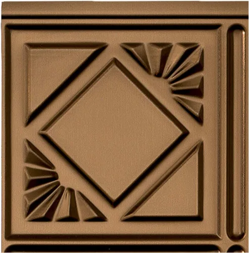 Vista 36 de FASÄDE Vinilo decorativo de estilo tradicional / patrón 4 de 18 x 24 pulgadas en muro en bronce antiguo (paquete de 5)