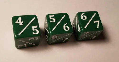 Vista 5 de 4 dados Tarmogoyf para magia: The Gathering/CCG MTG/Goyf Dice