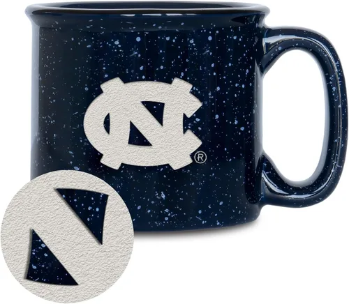 Vista 138 de Rico Industries NCAA Speckle 12oz Laser Engraved Campfire Mug
