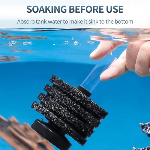 Vista 8 de Pawfly Filtro de Esponja de Esquina Nano Silencioso Betta Fry Camarones y Peces Pequeños Filtro de Espuma Biológica para Acuarios Pequeños y Tanques