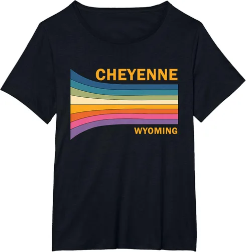 Vista 28 de Retro Vintage 70s Cheyenne Wyoming camiseta
