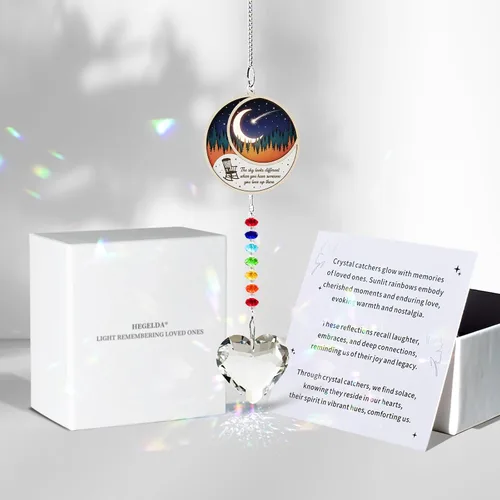 Vista 18 de Regalos conmemorativos para gatos por pérdida de gato, atrapasoles de cristal K9 para ventanas, regalo personalizado de condolencias para mascotas