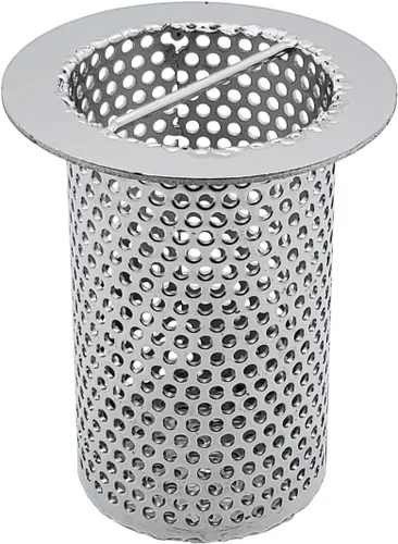 Vista 6 de Colador de drenaje comercial (1, 2 pulgadas de diámetro x 4 pulgadas de alto cilindro)