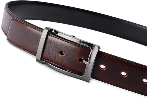 Vista 6 de Beltox - Cinturón reversible para hombre de 1.25 pulgadas de ancho y hebilla, estilo formal