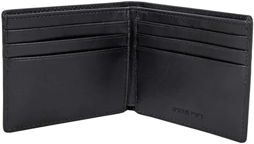Vista 6 de Michael Kors Billetera delgada con logo Greyson para hombre, color negro