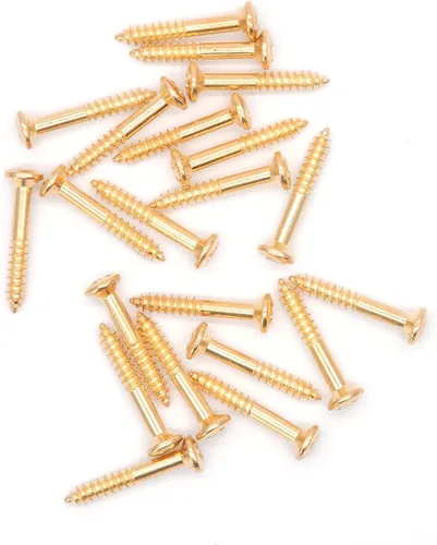 Vista 7 de 20 tornillos de montaje para anillo de pastilla Humbucker para guitarra Les Paul SG (negro)