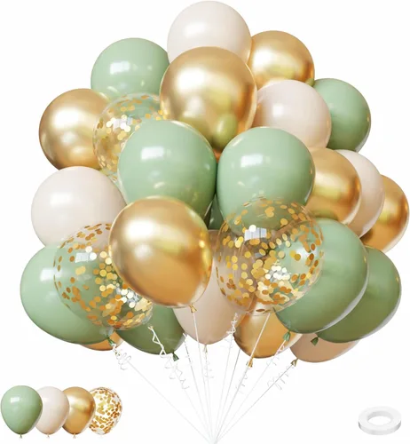 Vista 12 de Lukiituke 75 globos, negro, rojo y dorado (12 y 5 pulgadas), decoraciones de fiesta temática de casino, Año Nuevo, graduación, boda, cumpleaños