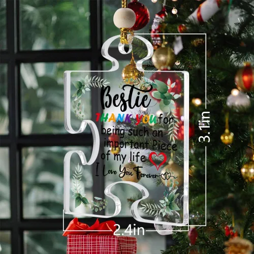 Vista 8 de Regalos de agradecimiento – Placa de rompecabezas de acrílico para decoración de cumpleaños y aniversarios