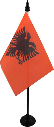 Vista 72 de AZ FLAG Aland Table Flag 4x6 in 100D Polyester Plastic Base Indoor use Finnish 15x10 cm desk flag stitched finish with reinforced edges with