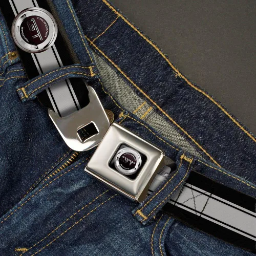 Vista 2 de Buckle Down Boys 'GT California Special Emblema rayas cinturón de seguridad Cinturón, normal, Multicolor
