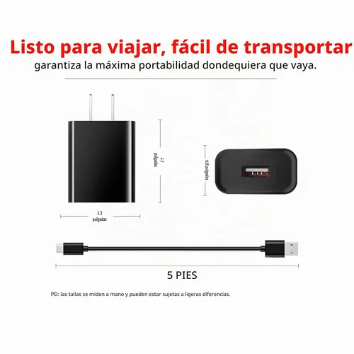 Vista 6 de Cargador de pistola de masaje de 5 V 2 A, cable de alimentación USB C compatible con Sportnear Mini, Renpho Mini, Bob y Brad T2 C2 Q2, Medcursor