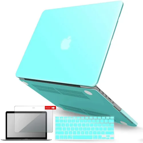 Vista 11 de IBENZER Compatible con MacBook Pro de 13 pulgadas 2015 2014 2013 finales 2012 A1502 A1425, carcasa rígida y cubierta de teclado y protector