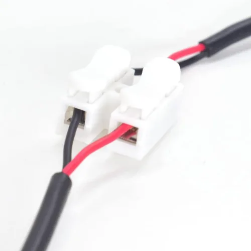 Vista 3 de 2 cables micro USB macho Pigtail de 3.3 ft/3.3 pies, cable de alimentación de 5 V, 3A 22 AWG, cable de enchufe macho micro USB, 2 cables, cable