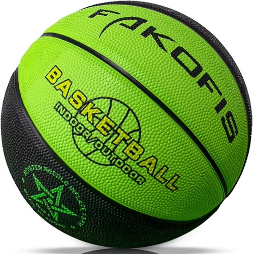 Vista 8 de Baloncesto para niños y niñas de 3/5 (22 pulgadas/27.5 pulgadas), baloncesto de goma de alta calidad para interiores y exteriores, para niños