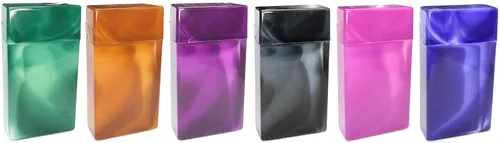 Vista 4 de Caja de cigarrillos de color jaspeado, para cigarrillos de 3.937 pulgadas (100mm) (4 cajas) (versión original)