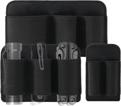 Vista 7 de VIPERADE PL6 Organizador modular EDC táctico, panel de bolsa de inserción elástica con soporte de gancho para accesorios, accesorio para mochila