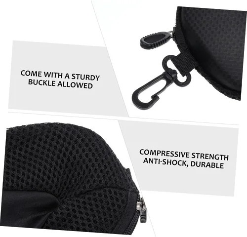 Vista 5 de IMIKEYA 2 unids estuche de gafas de esquí caso gafas de esquí caja de gafas de viaje gafas de deporte gafas organizador de gafas de seguridad caso