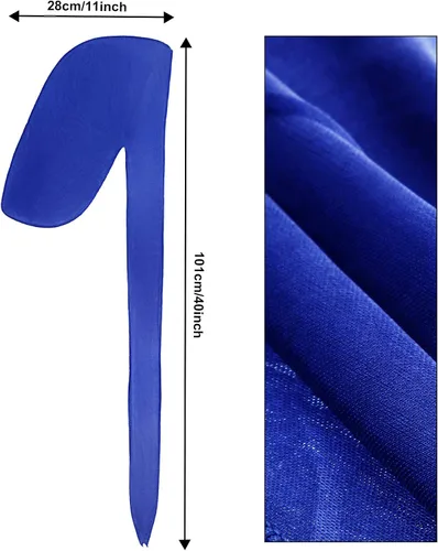 Vista 6 de 8 gorras de seda Durag con ondas elásticas para la cabeza, cola larga, correas anchas