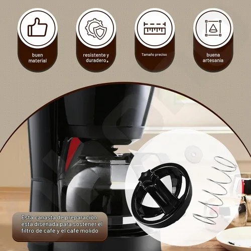 Vista 8 de Paquete de 2 válvulas de parada de agua para cafetera, cesta de cerveza para Mr. Coffee Black and Decker Hamilton Coffee Maker Parts 990117900