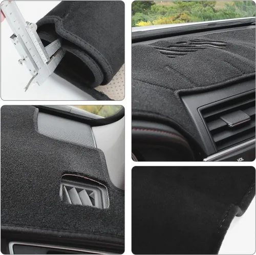 Vista 6 de auovo Cubierta de salpicadero compatible con Toyota Camry 2012-2017, accesorios protector de sombrilla antideslizante cubierta de alfombra