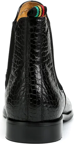 Vista 4 de MDGBSIS Botas Chelsea para hombre, botas de vestir de cuero para hombre, botas vaqueras casuales Chukka tobillo Chelsea