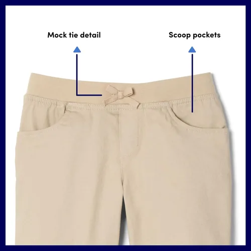 Vista 4 de French Toast Girls Big Stretch Pull-on Tie Front Short
