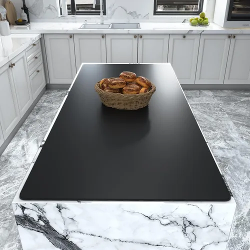 Vista 7 de Warome Alfombrillas de silicona para encimera de cocina, mesa y escritorio, 23.6 x 15.7 pulgadas, protector de encimera resistente al calor