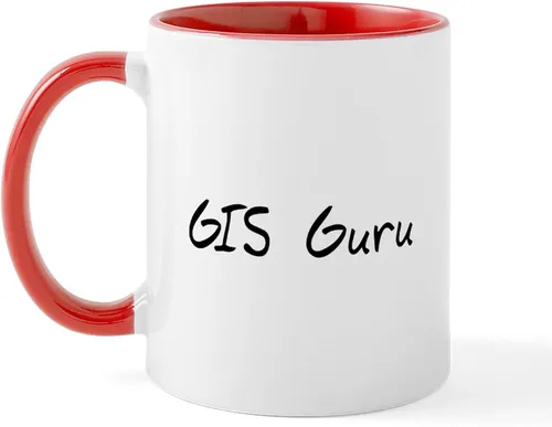 Vista 11 de CafePress GIS Guru - Taza de café de cerámica, taza de té, 11 onzas