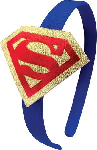Vista 5 de Rubie's DC Comics - Disfraz de Supergirl con capa y tocado para niña