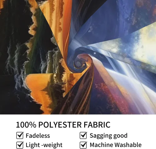 Vista 3 de VTCTOASY Tapiz de pintura de paisaje de universo, tapices para colgar en la pared para dormitorio, decoración del hogar, tapices estéticos