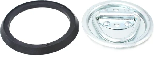 Vista 2 de X-Haibei Paquete de 12 anillos en D resistentes anclaje de anclaje de anclaje de montaje en superficie empotrada de 1200 libras con bases de 4