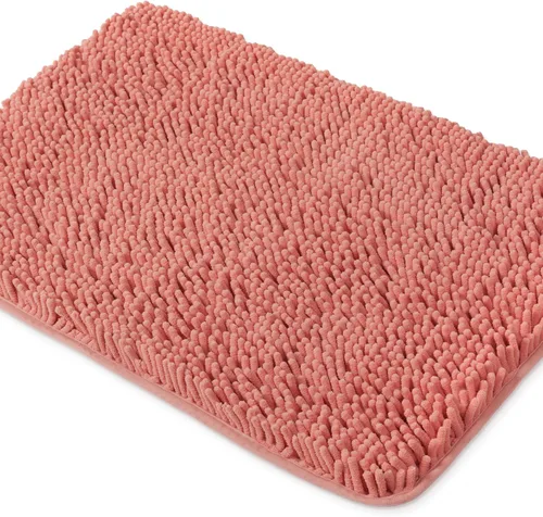 Vista 23 de Yeaban Alfombras pequeñas de baño de felpilla de 12 x 12 pulgadas, absorbentes y lavables, antideslizantes, de felpa y suaves para baño, ducha