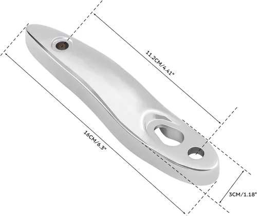 Vista 2 de TCT-MOTORPARTS Kit de placa de matrícula para Harley Softail Fat Boy Street Bob Breakout 2000-2023 Cromado